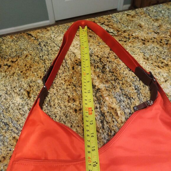 Baggallini Women's Orange Criss Cross Crossbody Shoulder Bag Multiple Pockets - Picture 10 of 15